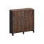 Низкий шкаф-купе, 3 полки 1200x420x1200 RM128-120x42 Дуб Апрельский шоколад/Черный