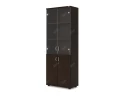 Шкаф комбинированный RLG039 700х350х1830 Венге, Серия ЛАЙТ | LIGHT