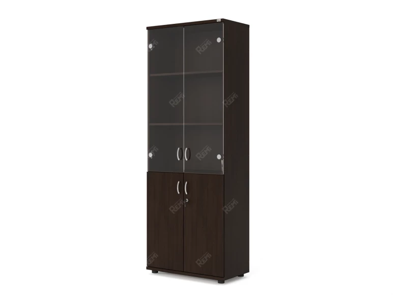 Шкаф комбинированный RLG039 700х350х1830 Венге, Серия ЛАЙТ | LIGHT