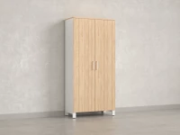 Шкаф распашной, 5 уровней 900x420x1900 RM152-90x41 Вяз Швейцарский светлый/Белый