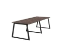 Cтол для переговоров, на A-обазном каркасе 2600x1250x750 RM083-260x125 Дуб Апрельский шоколад/Черный
