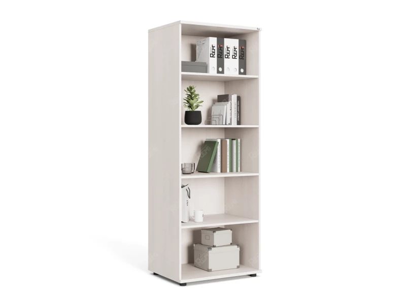 Широкий стеллаж RLG027 700х550х1830 Дуб Молочный, Серия ЛАЙТ | LIGHT