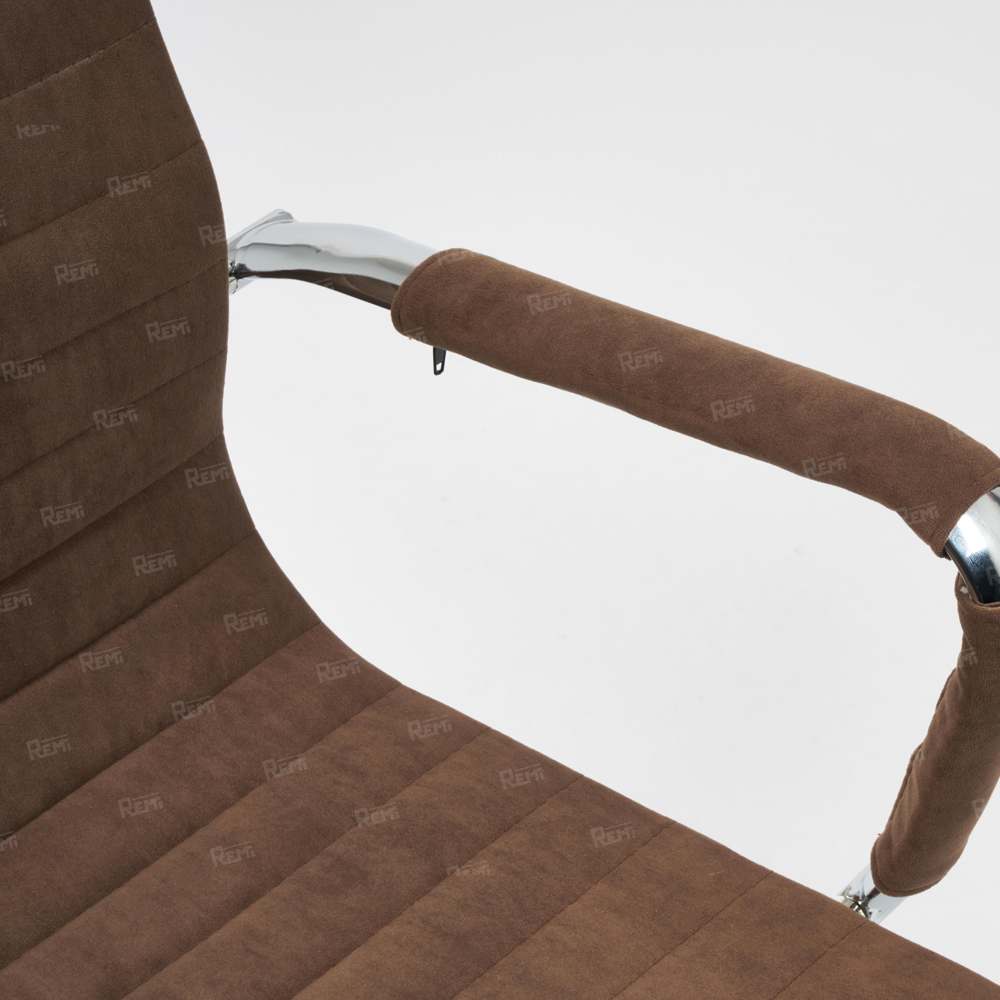 Кресло URBAN-LOW Коричневый/Коричневый, Флок (арт. 14446)