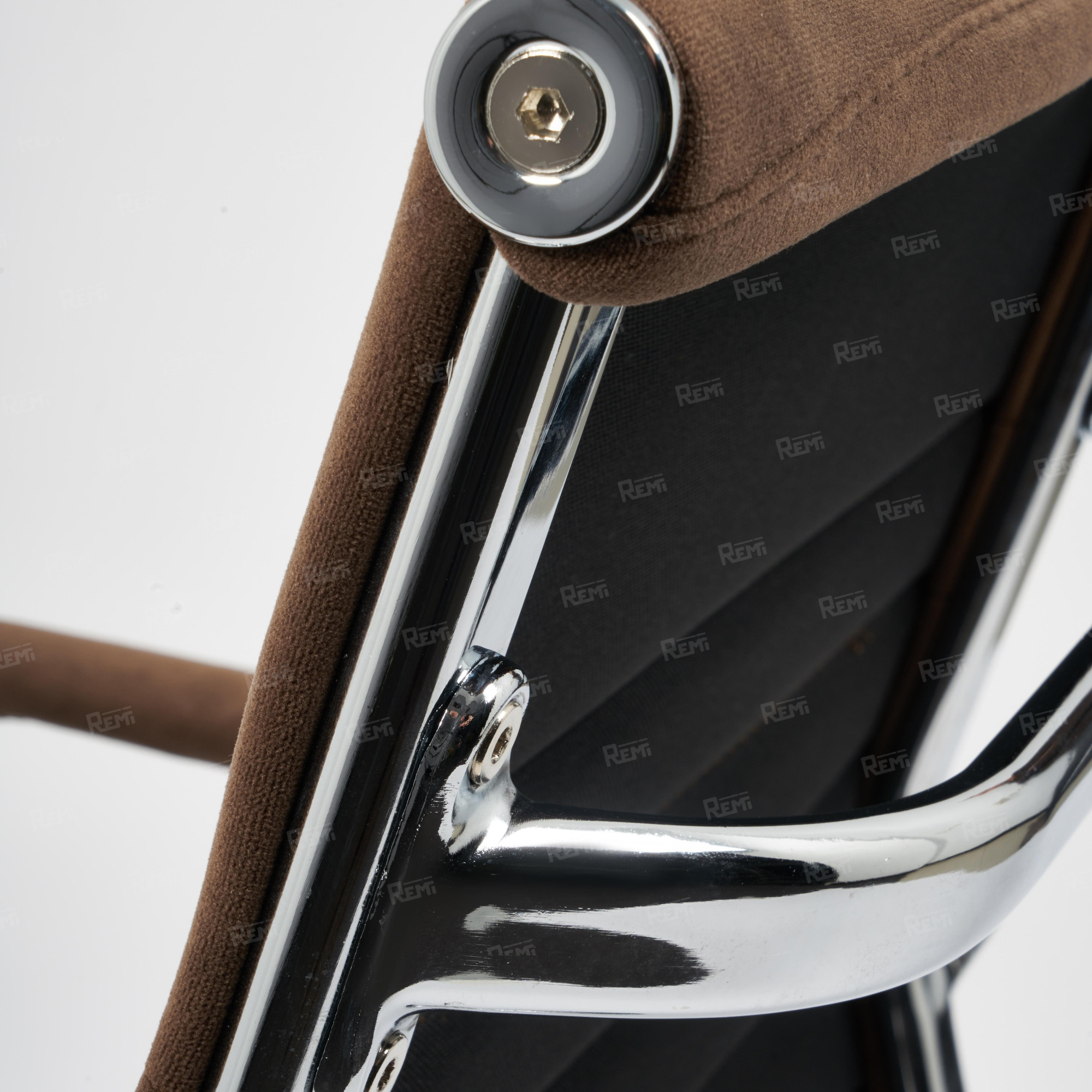 Кресло URBAN-LOW Коричневый/Коричневый, Флок (арт. 14446)