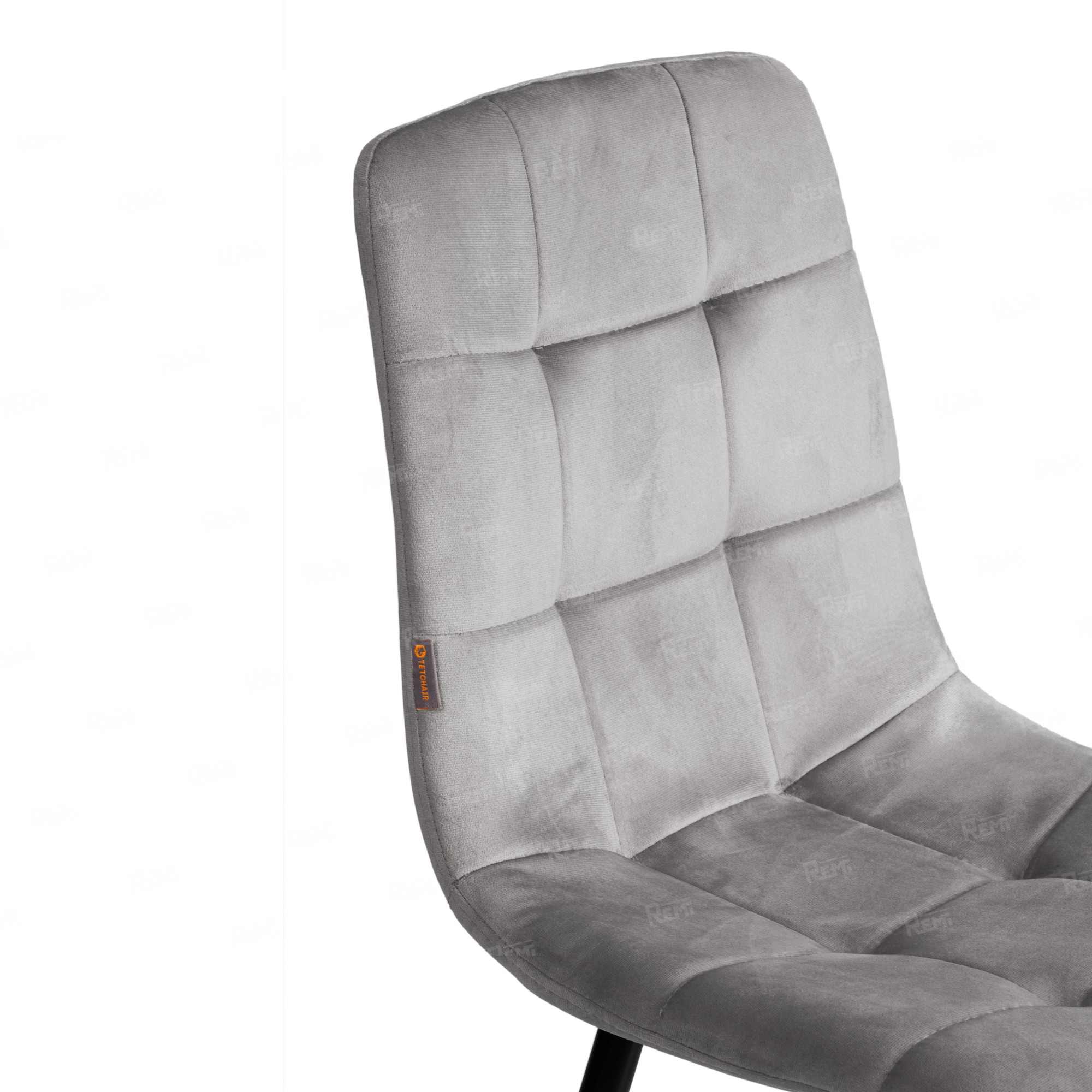 Стул CHILLY (mod. JSC-220) Серый/Серый, Велюр (арт. 24278)