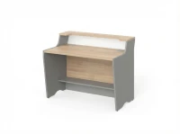 BRL RB081-140х75 Модуль прямой с вырезом, низкий 1400х748х960 Акация/Серый вулканический