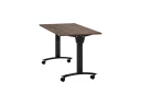 Стол складной, мобильный 1400x600x750 RM011-14x6 Дуб Апрельский шоколад/Черный