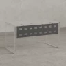 Нижний подвесной экран из металла 1400x5x300 RM203-140x30 Серый
