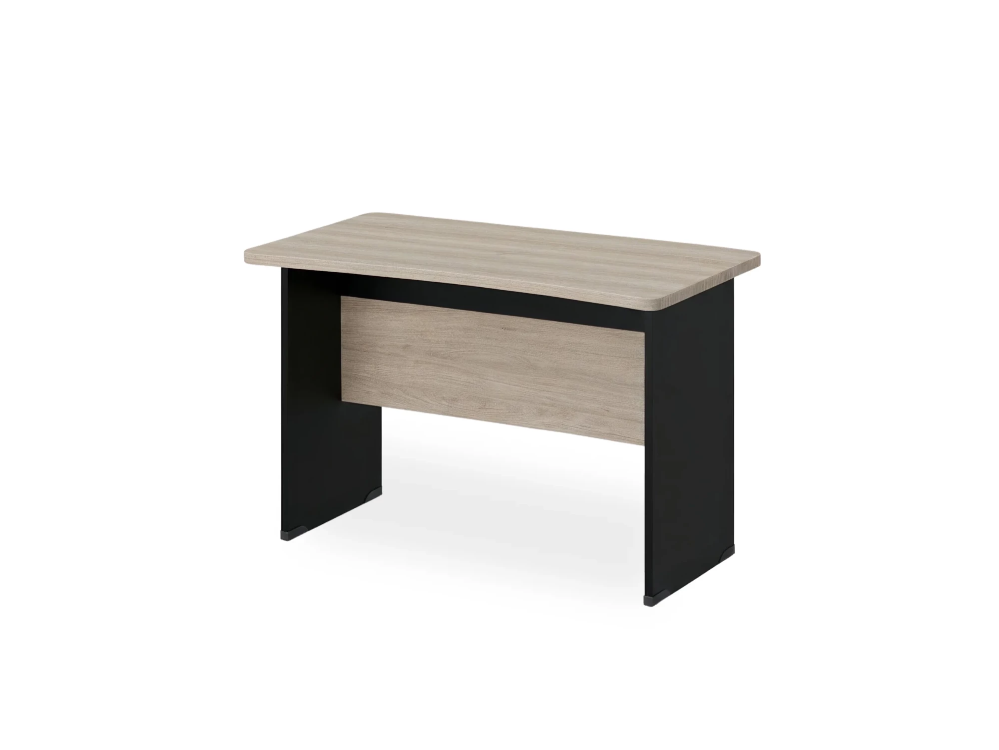 BRL RB002-80х85 Стол прямой с вогнутой столешницей 850 мм 800х850х740 Шорвуд/Черный