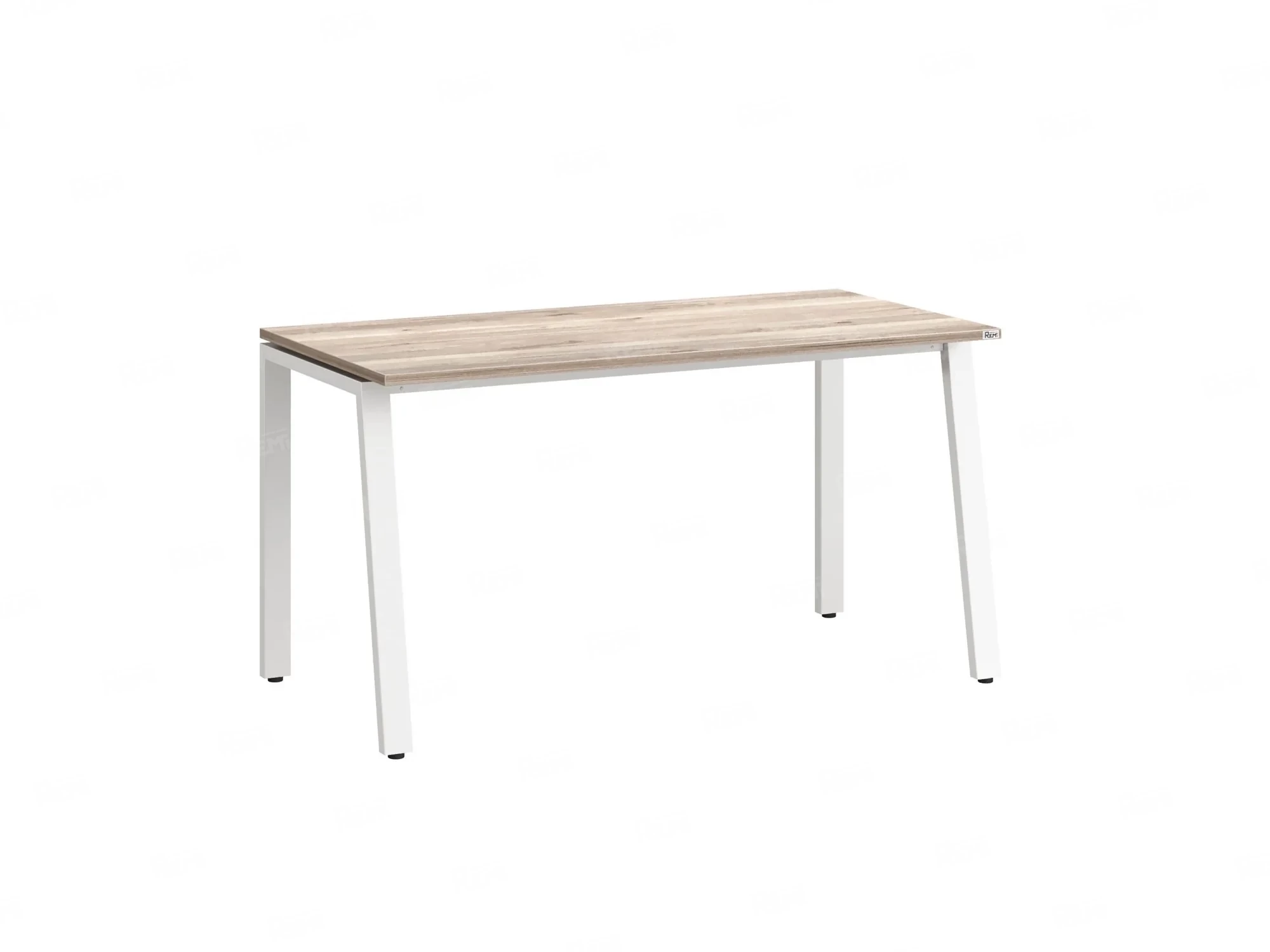 Стол прямой на Л-образных опорах 1200x700x750 RM004-12x7 Дуб Маувелла/Белый