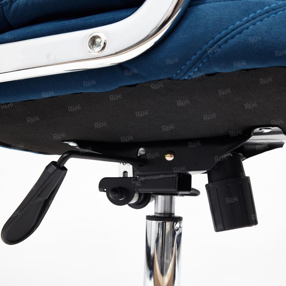 Кресло SOFTY LUX  Синий/Синий, Флок (арт. 13592)