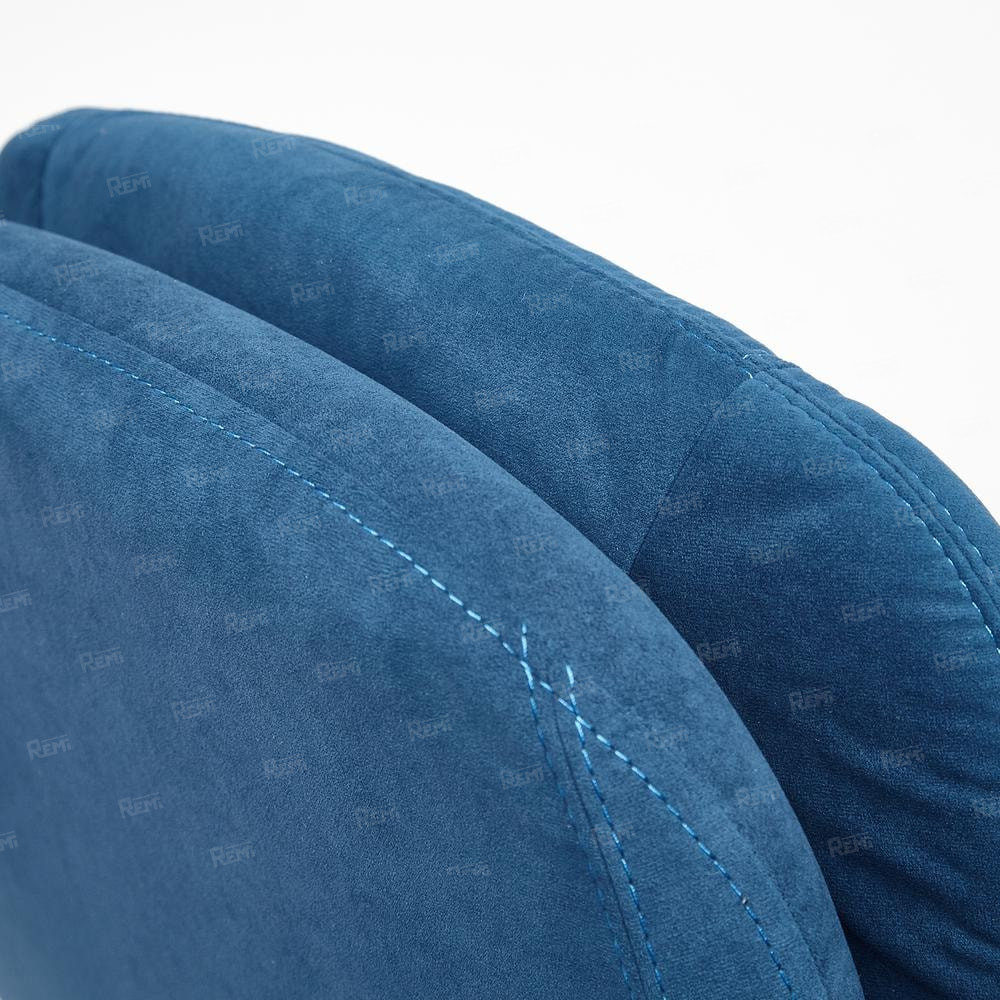 Кресло SOFTY LUX  Синий/Синий, Флок (арт. 13592)