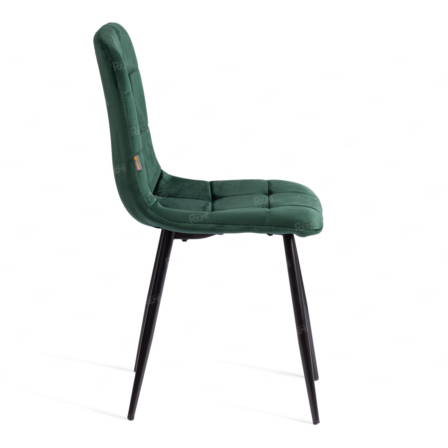 Стул CHILLY (mod. JSC-220) Темно-зеленый/Темно-зеленый, Велюр (арт. 24281)