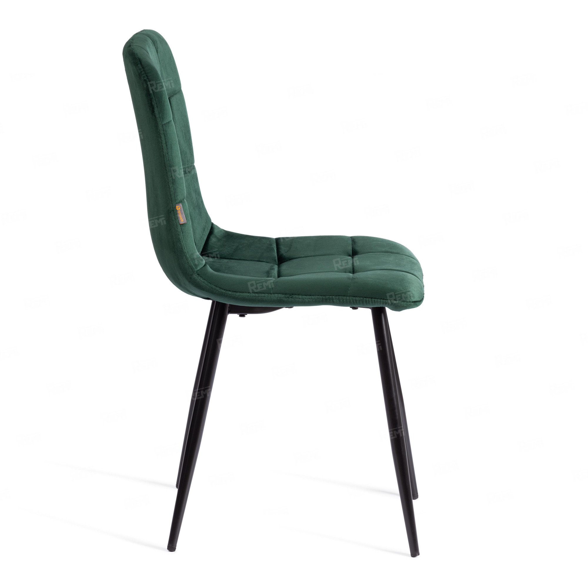 Стул CHILLY (mod. JSC-220) Темно-зеленый/Темно-зеленый, Велюр (арт. 24281)