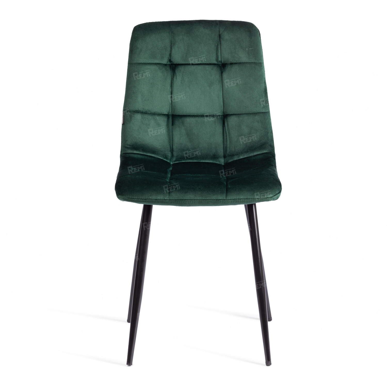 Стул CHILLY (mod. JSC-220) Темно-зеленый/Темно-зеленый, Велюр (арт. 24281)