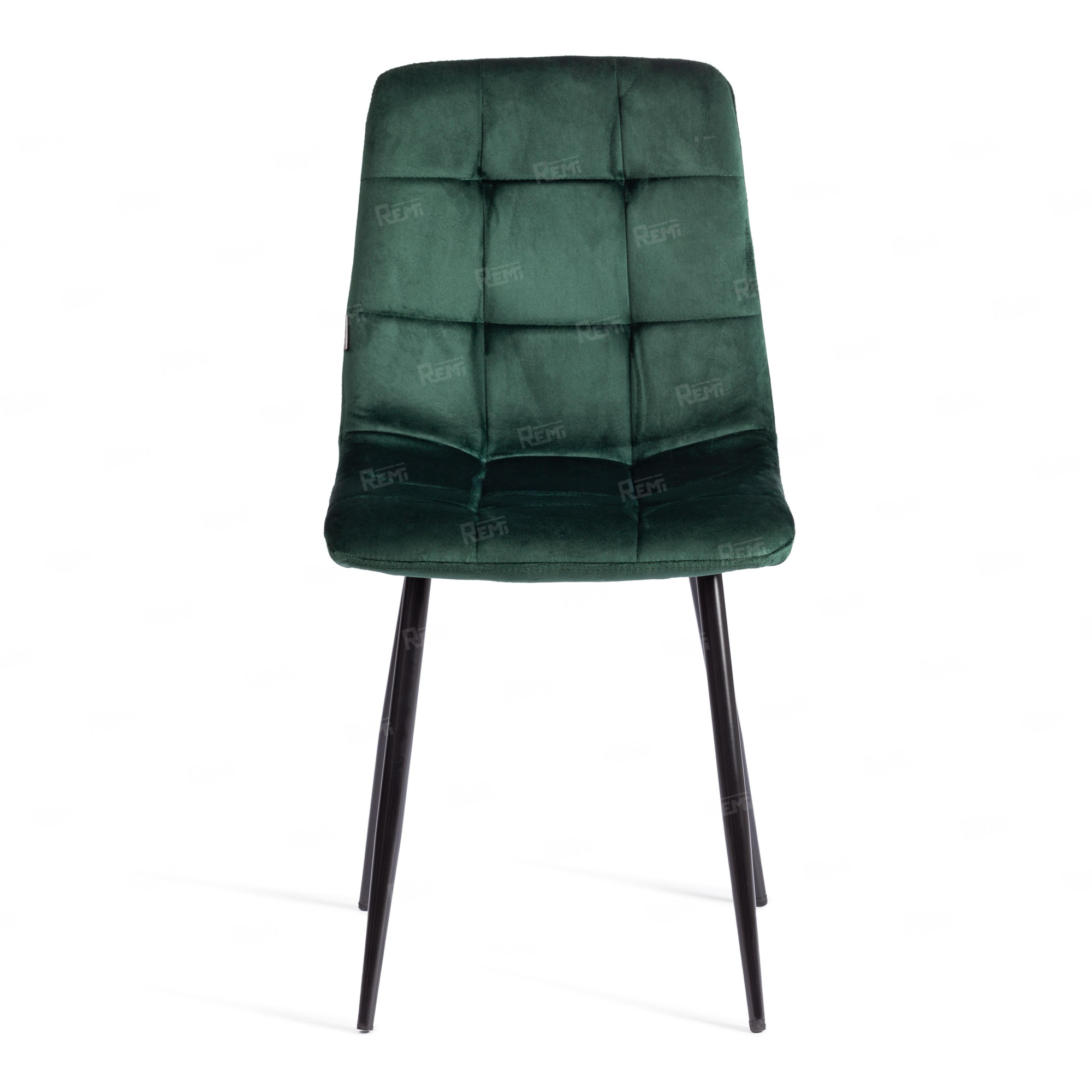 Стул CHILLY (mod. JSC-220) Темно-зеленый/Темно-зеленый, Велюр (арт. 24281)