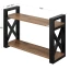 Полка настенная 900x300x500 RM196-90x30 Дуб Юстус/Черный