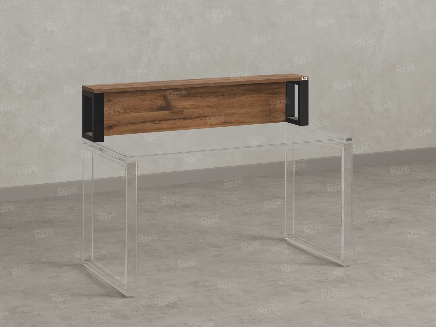 Надстройка для стола 1200x200x300 RM208-120x40 Юстус/Черный