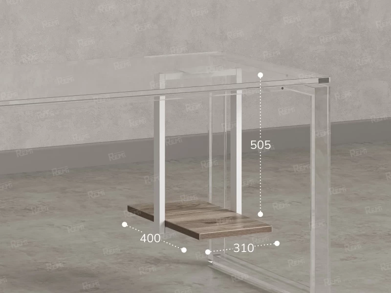 Подставка под системный блок 310x400x505 RM210-31x40 Дуб Маувелла/Белый