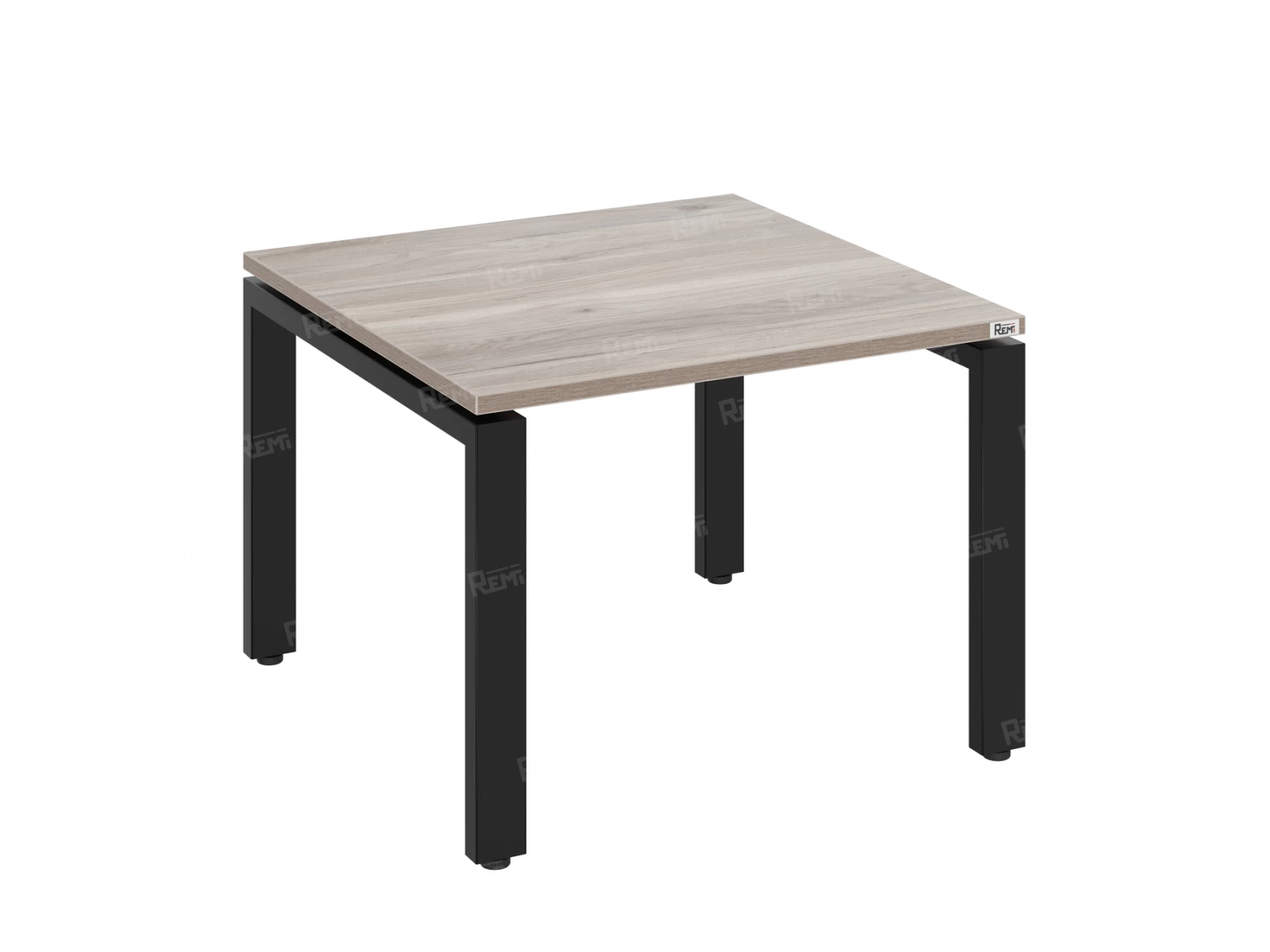 Журнальный стол с полкой 1000x800x550 RM183-10x8 Дуб Маувелла/Черный