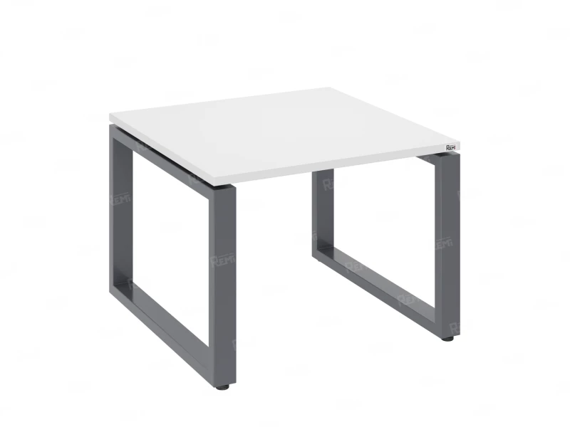 Журнальный стол с полкой 1200x700x550 RM182-12x7 Белый/Серый