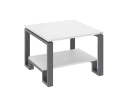 Журнальный стол с полкой 700x800x550 RM181-7x8 Белый/Серый