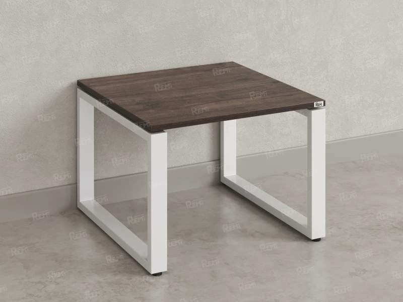 Журнальный стол с полкой 900x600x550 RM182-9x6 Дуб Апрельский шоколад/Белый