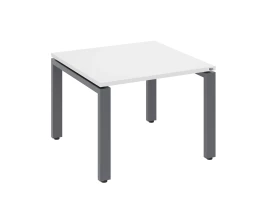 Журнальный стол с полкой 900x800x550 RM183-9x8 Белый/Серый
