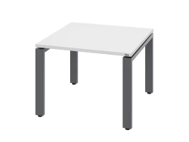 Журнальный стол с полкой 900x800x550 RM183-9x8 Белый/Серый