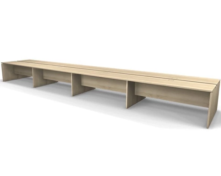 Двухсторонняя станция RE016 712x123x75 см Акация светлый/Акация светлый, Серия Еврова | Europe