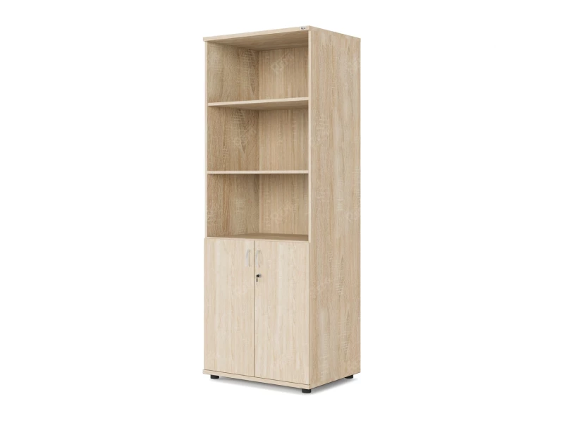 Шкаф комбинированный RLG037 700х550х1830 Дуб Сонома, Серия ЛАЙТ | LIGHT
