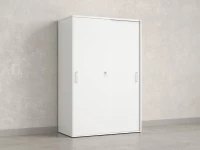 Шкаф-купе, регулируемые опоры, штанга, 1 полка 1200x600x1800 RM164-90x60 Белый/Белый