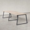Cтол для переговоров, на A-обазном каркасе 2300x1400x750 RM083-230x140 Дуб Маувелла/Серый