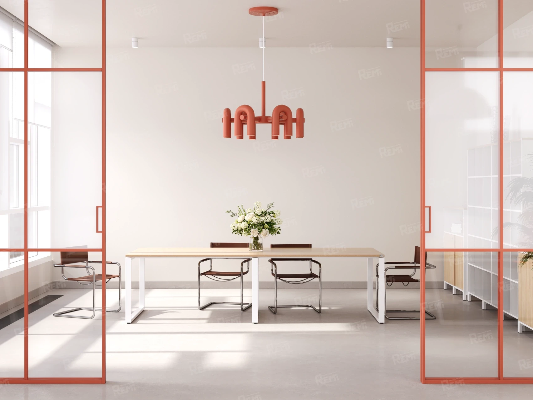 Серия РЕМИ МЕТАЛ | REMI METAL - в цвете: Вяз Швейцарский светлый/Белый