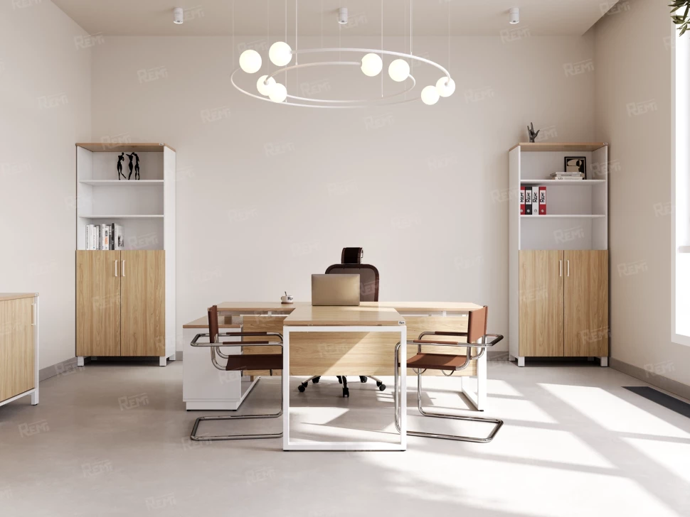 Серия РЕМИ МЕТАЛ | REMI METAL - в цвете: Вяз Швейцарский светлый/Белый