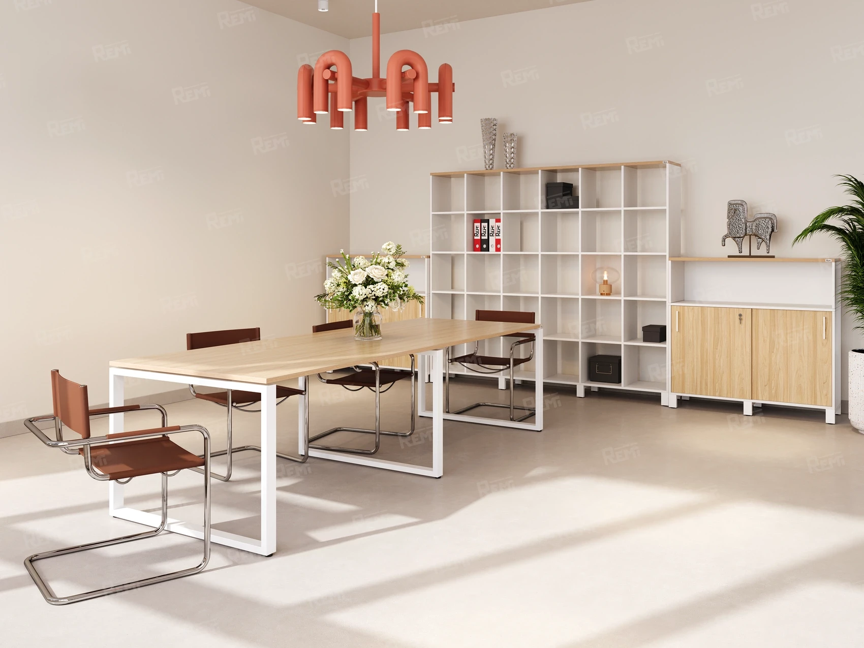 Серия РЕМИ МЕТАЛ | REMI METAL - в цвете: Вяз Швейцарский светлый/Белый