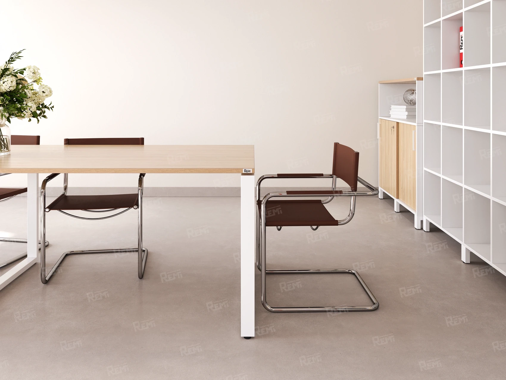 Серия РЕМИ МЕТАЛ | REMI METAL - в цвете: Вяз Швейцарский светлый/Белый