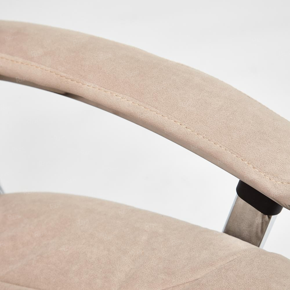 Кресло SOFTY LUX  Бежевый/Бежевый, Флок (арт. 13593)