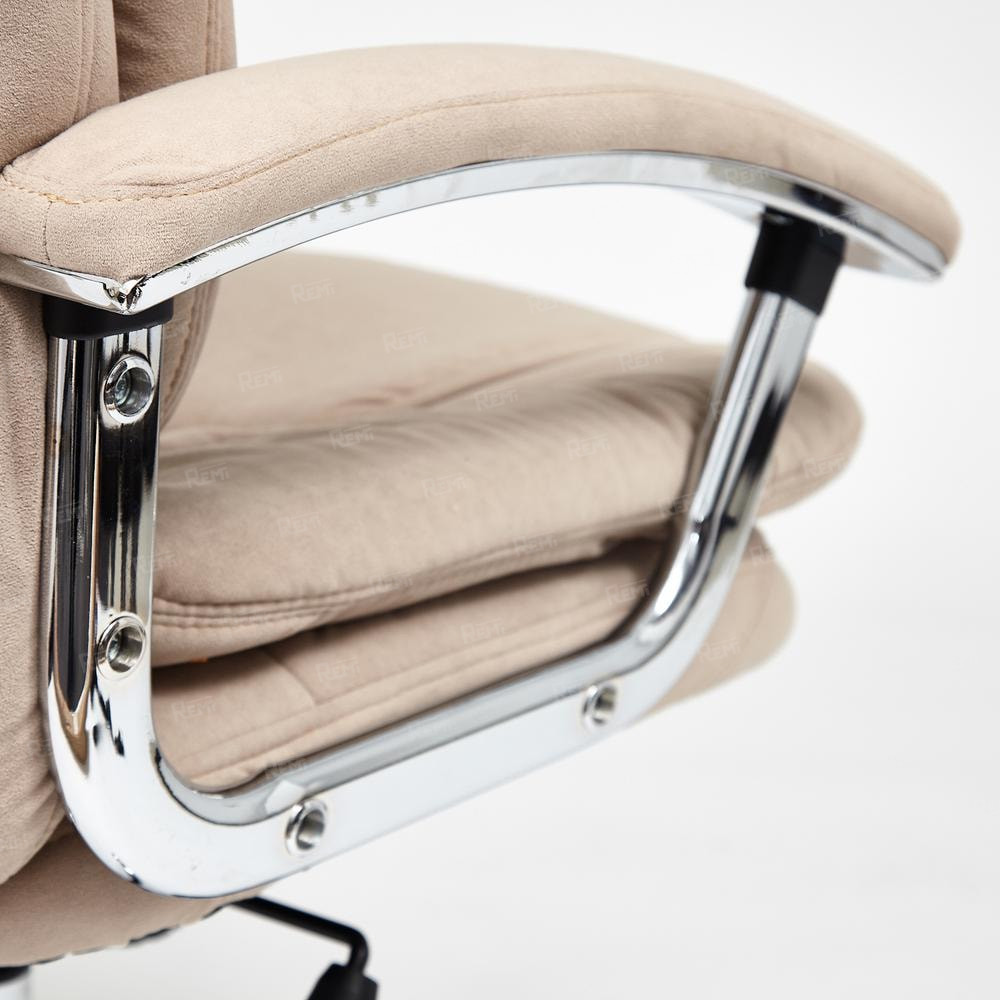 Кресло SOFTY LUX  Бежевый/Бежевый, Флок (арт. 13593)