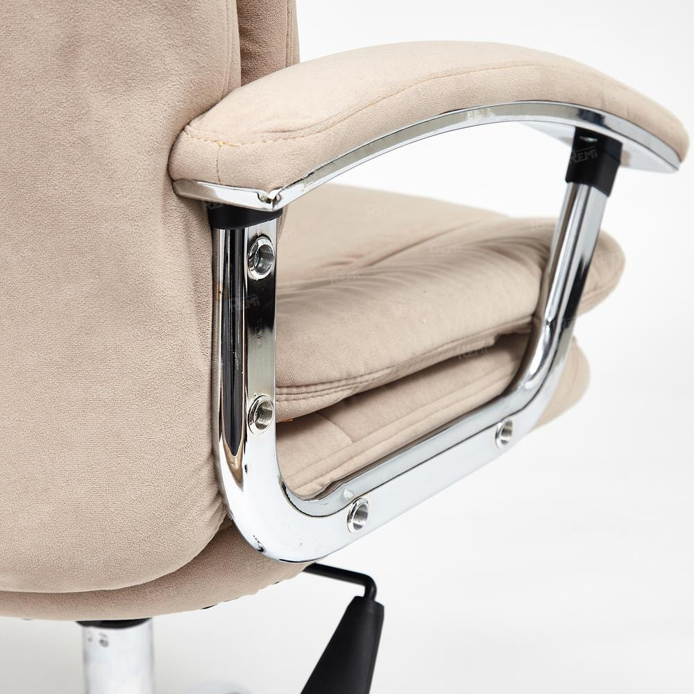 Кресло SOFTY LUX  Бежевый/Бежевый, Флок (арт. 13593)