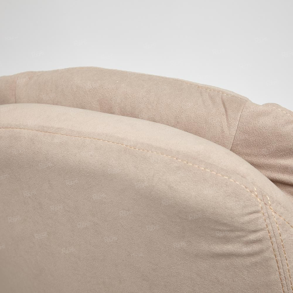 Кресло SOFTY LUX  Бежевый/Бежевый, Флок (арт. 13593)