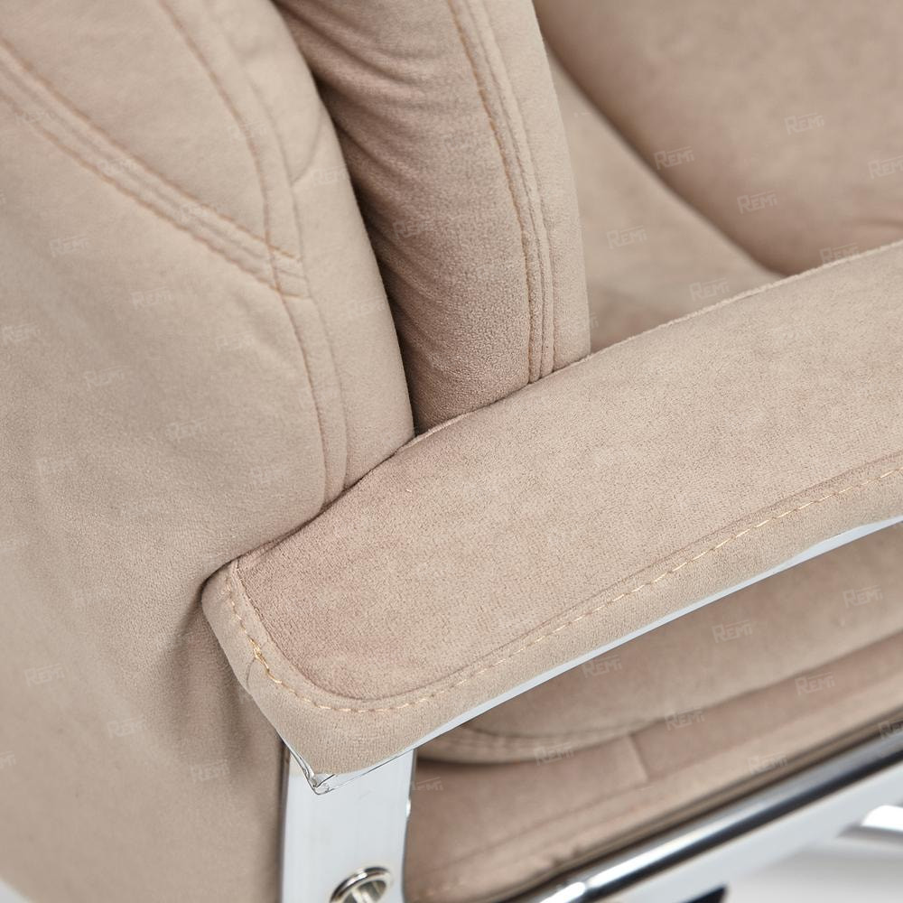 Кресло SOFTY LUX  Бежевый/Бежевый, Флок (арт. 13593)