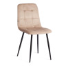 Стул CHILLY (mod. JSC-220) Бежевый/Черный, Велюр (арт. 24279)