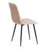 Стул CHILLY (mod. JSC-220) Бежевый/Черный, Велюр (арт. 24279)