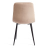 Стул CHILLY (mod. JSC-220) Бежевый/Черный, Велюр (арт. 24279)