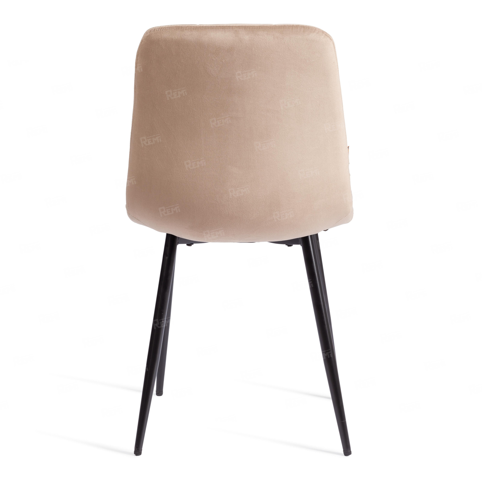 Стул CHILLY (mod. JSC-220) Бежевый/Черный, Велюр (арт. 24279)