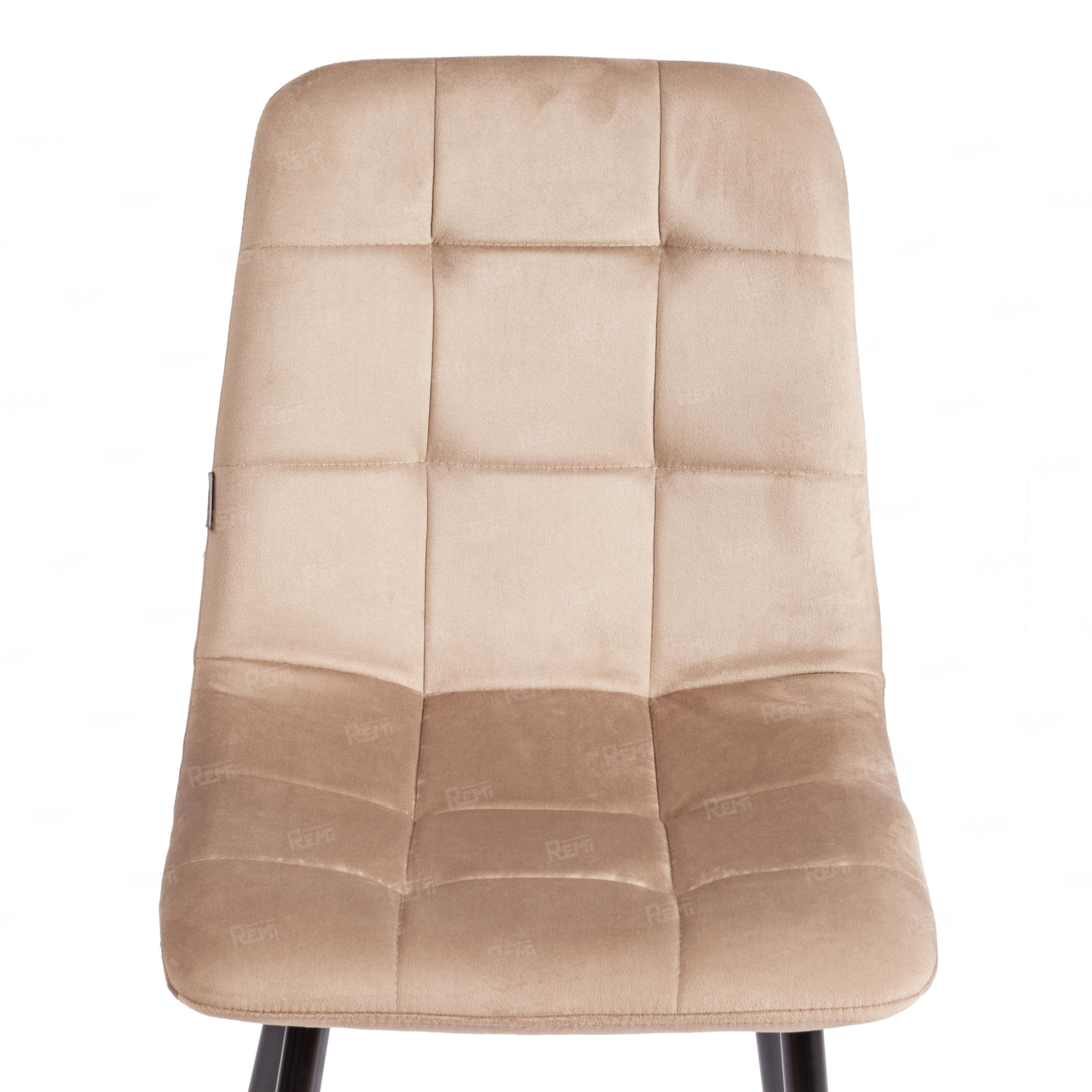 Стул CHILLY (mod. JSC-220) Бежевый/Черный, Велюр (арт. 24279)