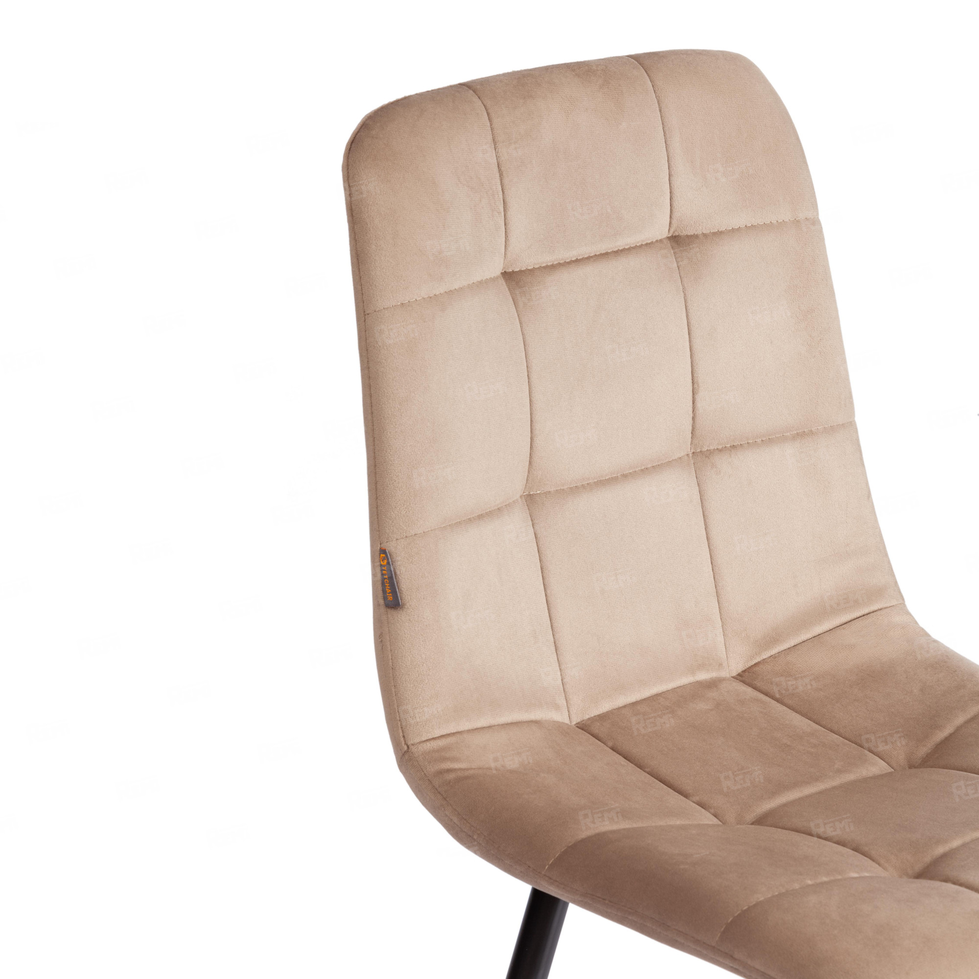 Стул CHILLY (mod. JSC-220) Бежевый/Черный, Велюр (арт. 24279)