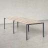 Cтол для переговоров, на П-образном каркасе 2200x1600x750 RM080-220x160 Дуб Маувелла/Серый