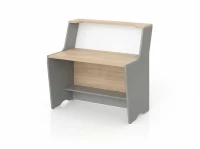 BRL RB083-120х82 Модуль прямой с вырезом, высокий 1200х822х1175 Акация/Серый вулканический